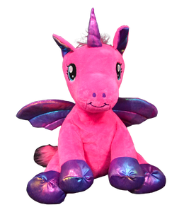 "Nova" the Pink Winged Unicorn (16")