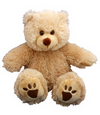 "Furry" Brown Bear (8")