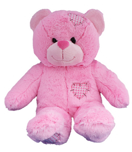 "Pink Patches" Bear (16")
